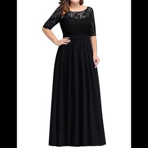 Long Prom Bridesmaid Gown dress